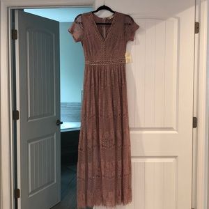 Altar’d State lilac lace dress
